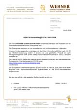 REACH-Verordung EG-Nr1907-2006 Februar 2026
