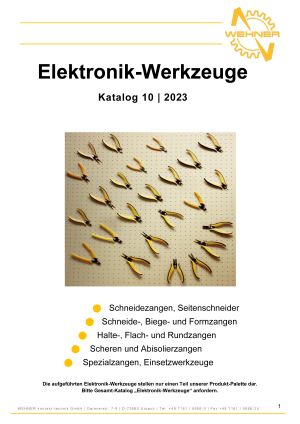 Katalog 10 Elektronikwerkzeuge